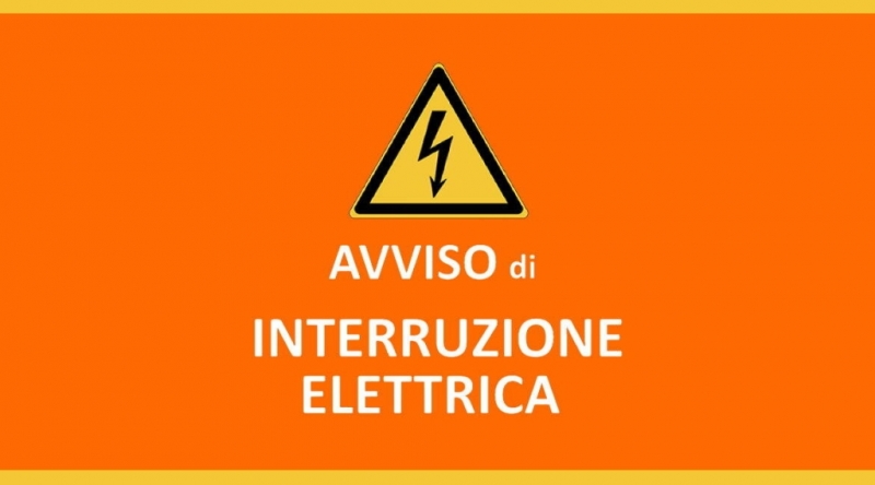 Avviso di interruzione energia elettrica - Citerna 24 aprile 2026