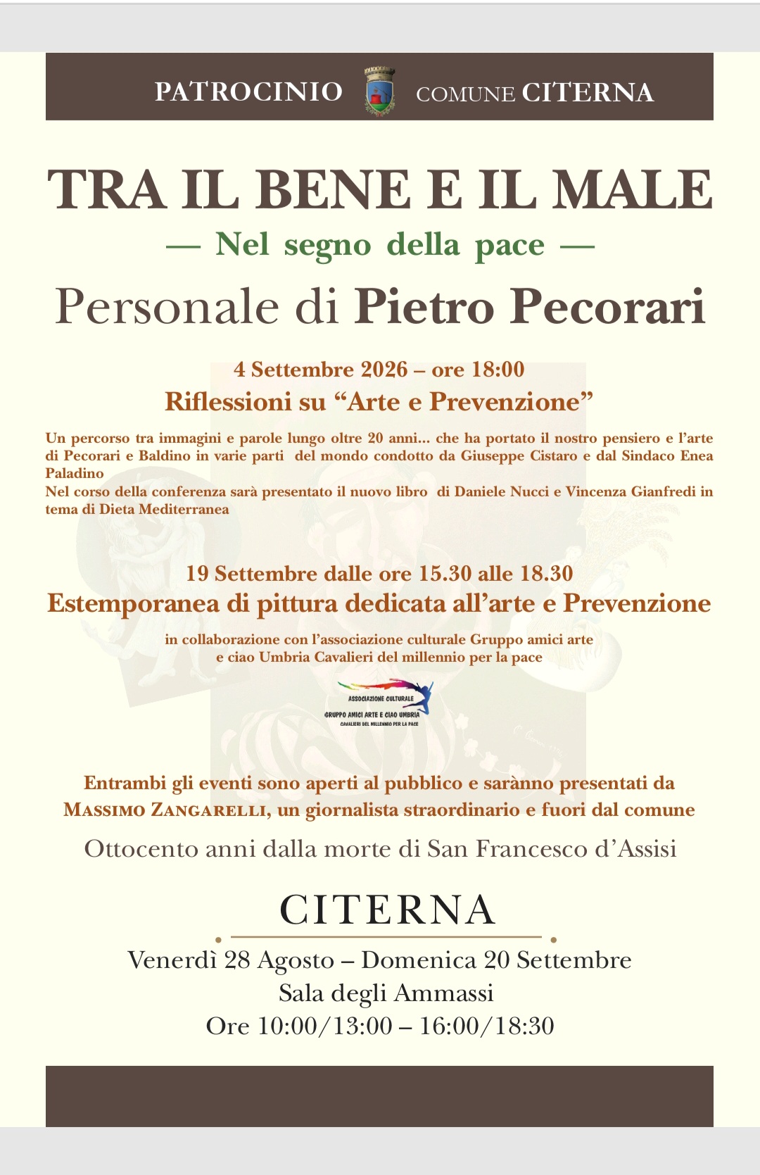 Tra il bene e il male - nel segno della pace - Riflessioni su \